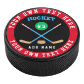 Creëer Uw Eigen Ice Hockey Eigen Naam Nummer Hockey Puck (3/4)