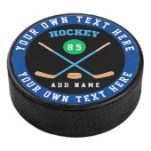 Creëer Uw Eigen Ice Hockey Eigen Naam Nummer Puck (3/4)