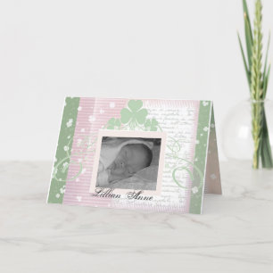 Creëer uw eigen Ierse Baby-aankondigingen Aankondiging
