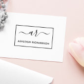 Creëer Uw eigen Initialen voor scripts en aangepas Rubberstempel