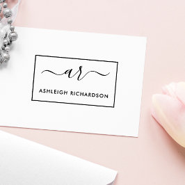 Creëer Uw eigen Initialen voor scripts en aangepas Rubberstempel