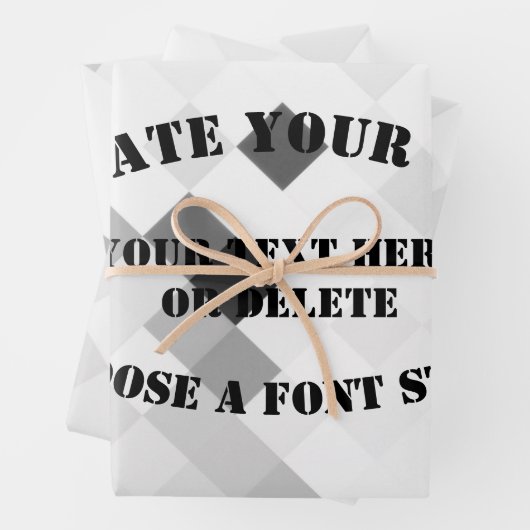 Creëer Uw eigen Inpakpapier Vel (In situ)