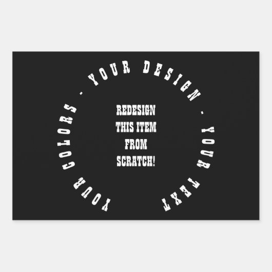 Creëer Uw eigen Inpakpapier Vel (Voorkant)