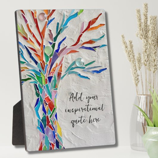 Creëer Uw eigen Inspirerend boodschap Fotoplaat