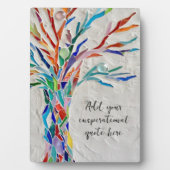 Creëer Uw eigen Inspirerend boodschap Fotoplaat (voorkant)