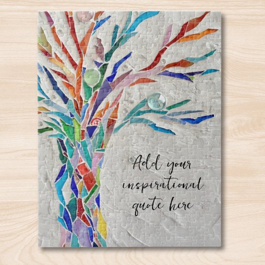 Creëer Uw eigen Inspirerend boodschap Legpuzzel