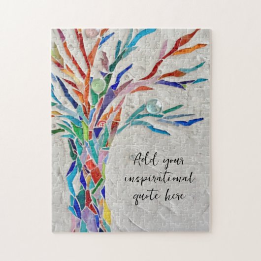 Creëer Uw eigen Inspirerend boodschap Legpuzzel (Verticaal)