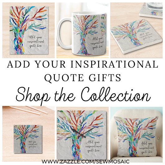 Creëer Uw eigen Inspirerend boodschap Stenen Onderzetter