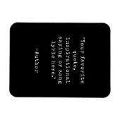 Creëer Uw eigen Inspirerend citaatmagneet Magneet (Horizontaal)