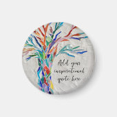 Creëer Uw eigen Inspirerend citaatmagneet Magneet (Voorkant)