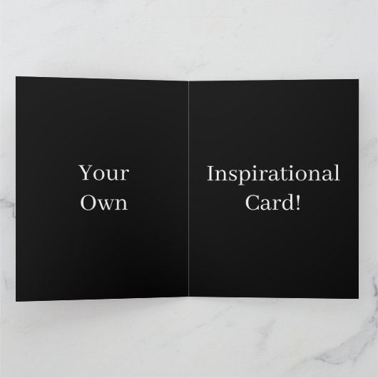 Creëer Uw eigen Inspirerend groot Kaart (Binnen)