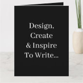 Creëer Uw eigen Inspirerend groot Kaart (Voorkant)