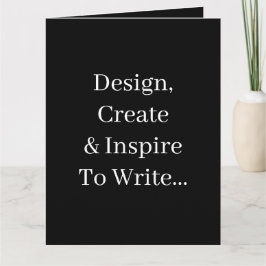 Creëer Uw eigen Inspirerend groot Kaart
