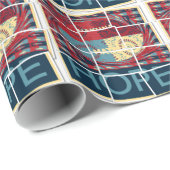 Creëer Uw eigen Inspirerend Hope Tekst Art Design Cadeaupapier (Rol Hoek)