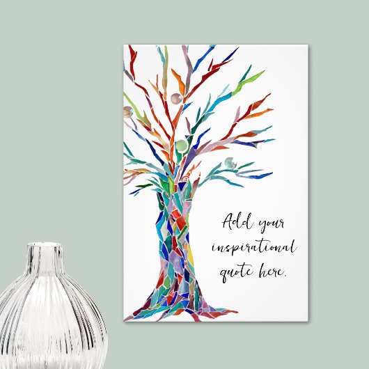 Creëer Uw eigen Inspirerend Motivatie Citaat Foto Afdruk