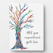 Creëer Uw eigen Inspirerend Motivatie Citaat Fotoplaat (voorkant)