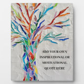 Creëer Uw eigen Inspirerend Motivatie Citaat Fotoplaat (Voorkant)
