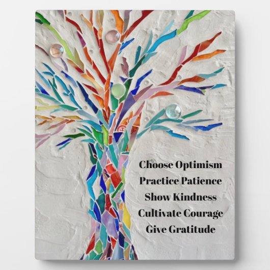 Creëer uw eigen Inspirerend/Motivatie citaat Fotoplaat (Voorkant)