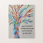 Creëer uw eigen Inspirerend/Motivatie Citaat Legpuzzel (Verticaal)