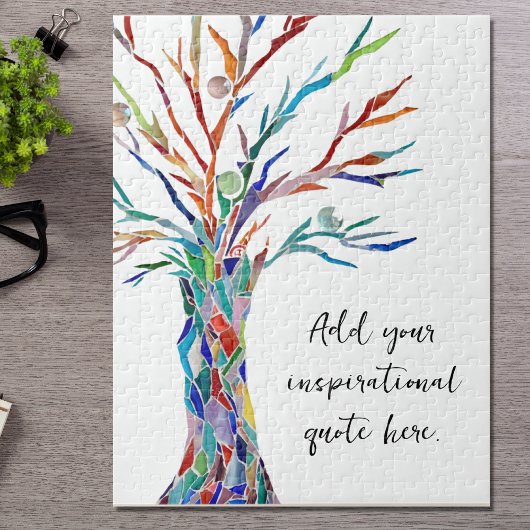 Creëer Uw eigen Inspirerend Motivatie Citaat Legpuzzel