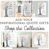 Creëer Uw eigen Inspirerend Motivatie Citaat Stenen Onderzetter