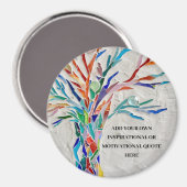 Creëer uw eigen Inspirerend Motivatie Magneet (Voorkant / Achterkant)