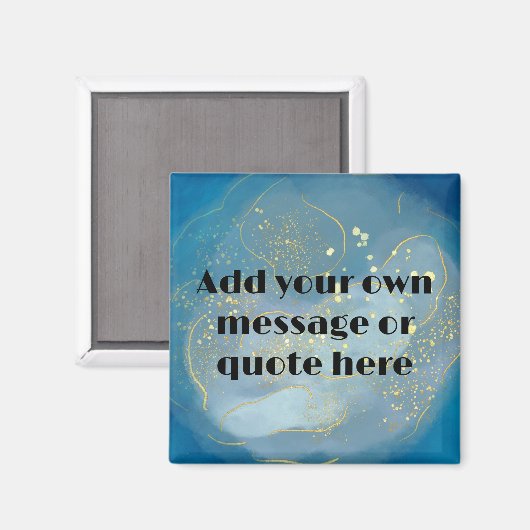 Creëer uw eigen inspirerend offerte Magnet (Voorkant / Achterkant)