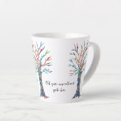 Creëer Uw eigen Inspirerend prijsopgave Latte Mok (Rechterhoek)