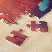 creëer uw eigen inspirerend quote, landscape legpuzzel (Zijkant)