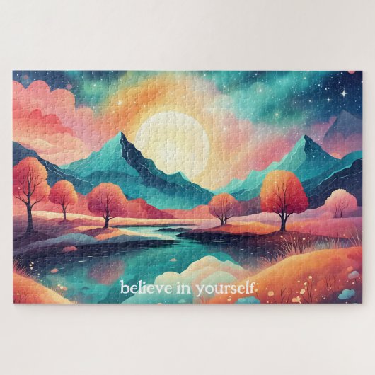 creëer uw eigen inspirerend quote, landscape legpuzzel (Horizontaal)
