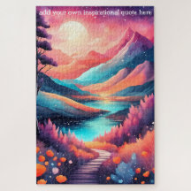 creëer uw eigen inspirerend quote, landscape