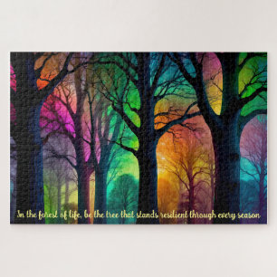 creëer Uw eigen inspirerend quote, Tree of Life Legpuzzel