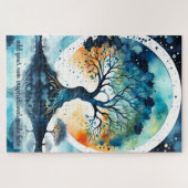 creëer Uw eigen inspirerend quote, Tree of Life Legpuzzel (Horizontaal)