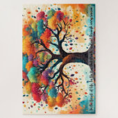 creëer Uw eigen inspirerend quote, Tree of Life Legpuzzel (Verticaal)