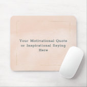 Creëer Uw eigen Inspirerend roze goudWaterverf Muismat (Met muis)