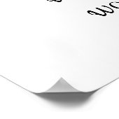 Creëer uw eigen inspirerend tekst in drie woorden poster (Hoek)