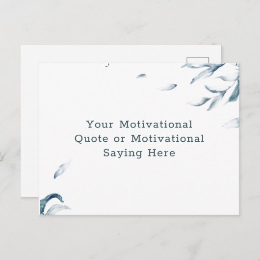 Creëer Uw eigen Inspirerend Waterverf van het Cita Briefkaart (Voorkant / Achterkant)