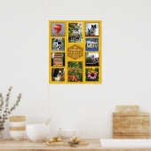 Creëer Uw eigen installagram Foto Familienaam Hone Poster (Keuken)