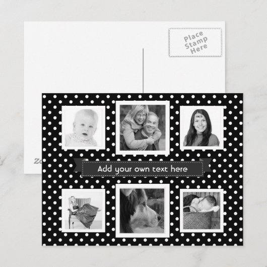 Creëer Uw eigen installagram Photo Collage Briefkaart (Voorkant / Achterkant)