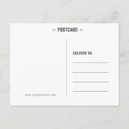 Creëer Uw eigen installagram Square Photo Collage Briefkaart (Achterkant)