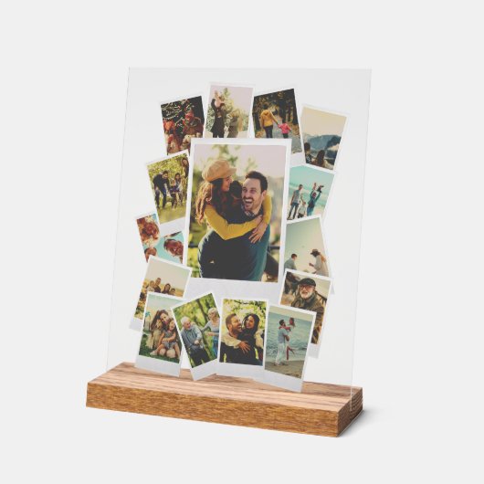 Creëer Uw eigen Instant Film Fotocollage Acryl Bord (Hoek)