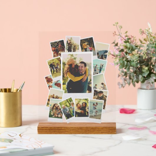 Creëer Uw eigen  Instant Film Fotocollage Acryl Bord (Huwelijk)