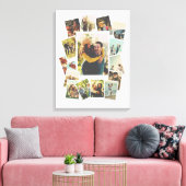 Creëer Uw eigen Instant Film Fotocollage Canvas Afdruk (Insitu (Woonkamer))