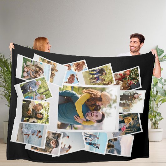 Creëer Uw eigen Instant Film Fotocollage Fleece Deken