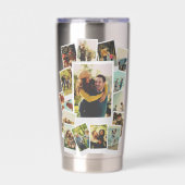 Creëer Uw eigen Instant Film Fotocollage Geïsoleerde Drinkbeker (Voorkant)