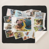 Creëer Uw eigen Instant Film Fotocollage Sherpa Deken (Voorkant (horizontaal))