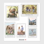 Creëer uw eigen instant filmfoto sticker (Vel)