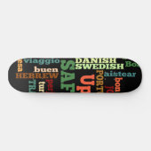 Creëer Uw eigen internationale beste reiswaankunst Persoonlijk Skateboard (Horizontaal)