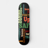 Creëer Uw eigen internationale beste reiswaankunst Persoonlijk Skateboard (Voorkant)