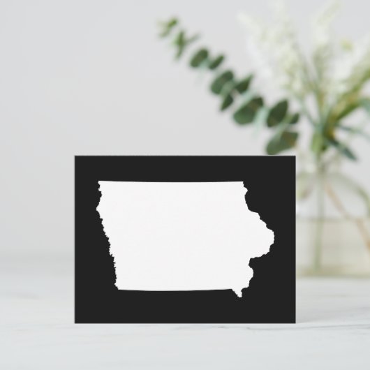 Creëer Uw eigen Iowa Moving Announge Briefkaart (Staand voorkant)
